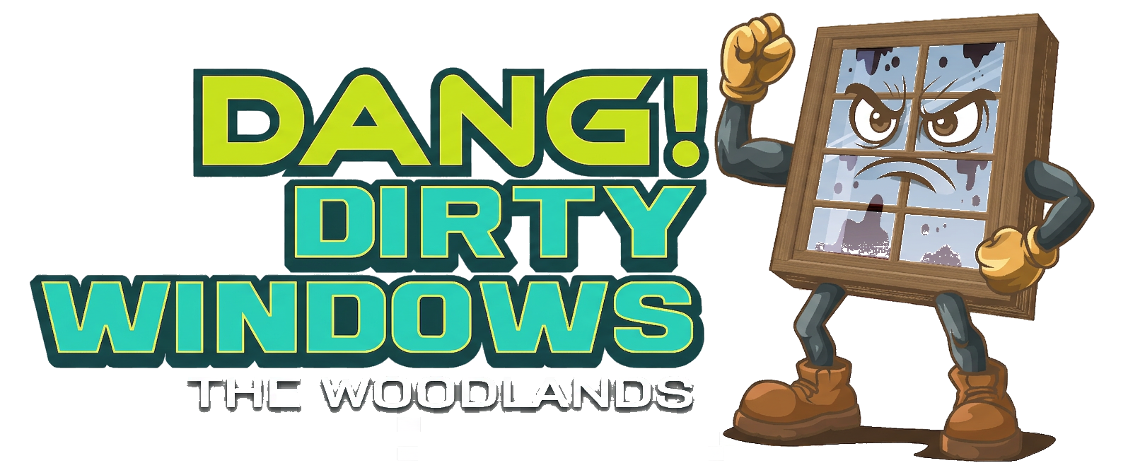 Dang Dirty Windows logo โ The Woodlands, TX window cleaning